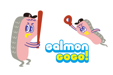 salmon GOGO!